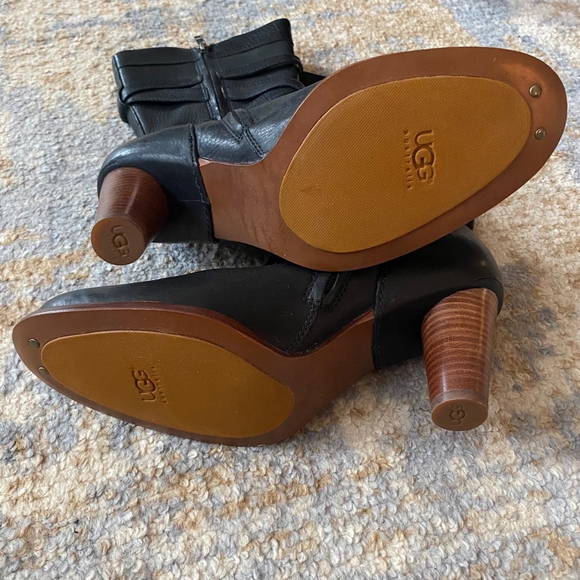 UGG Caroline High Heel Boot Black US 7 - Picture 6 of 8